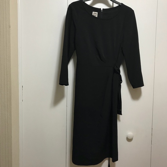 **Reduced**Anne Klein Black Dress Sz 6 - Picture 4 of 8